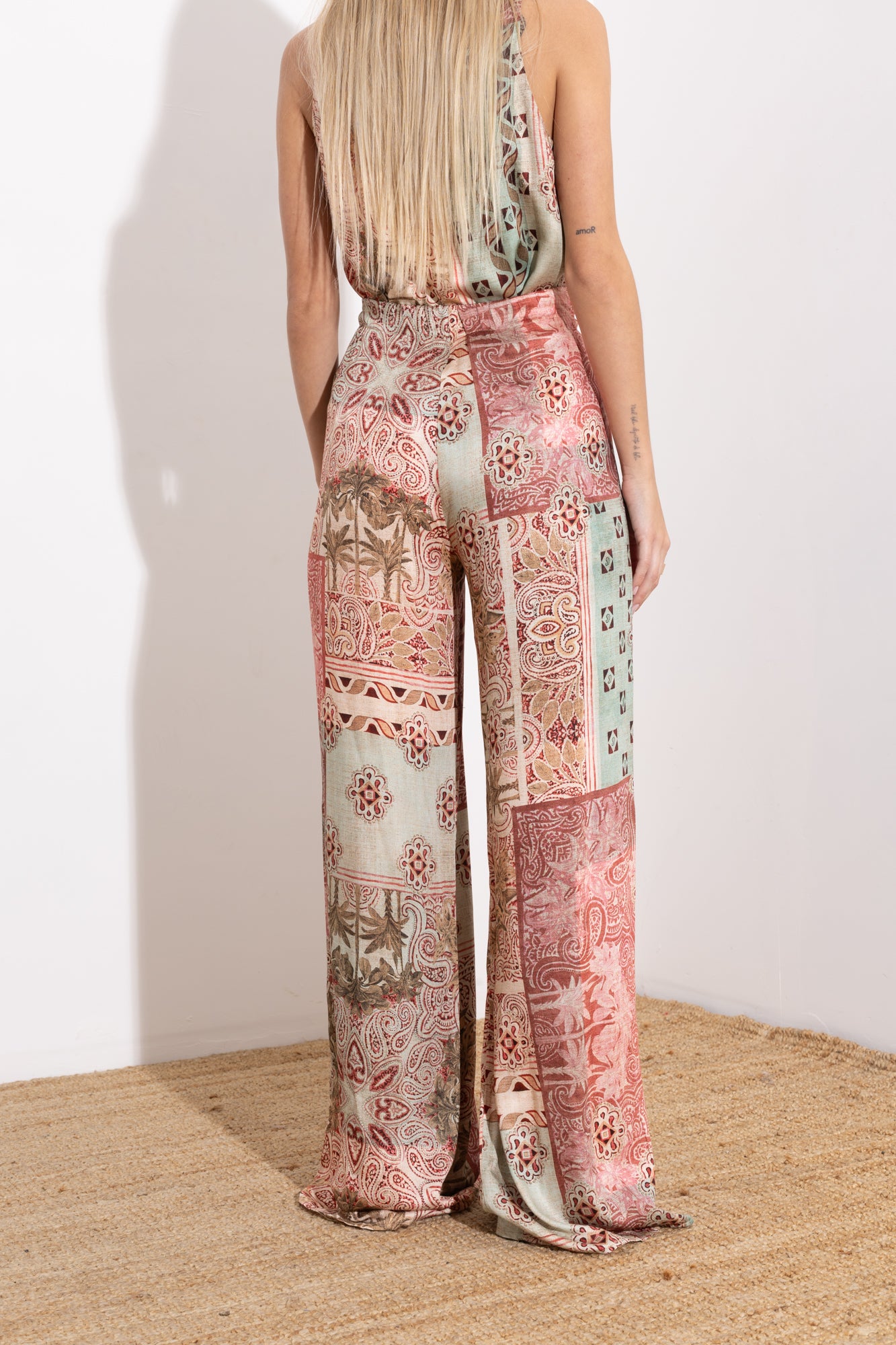 Pantalone stampa patch