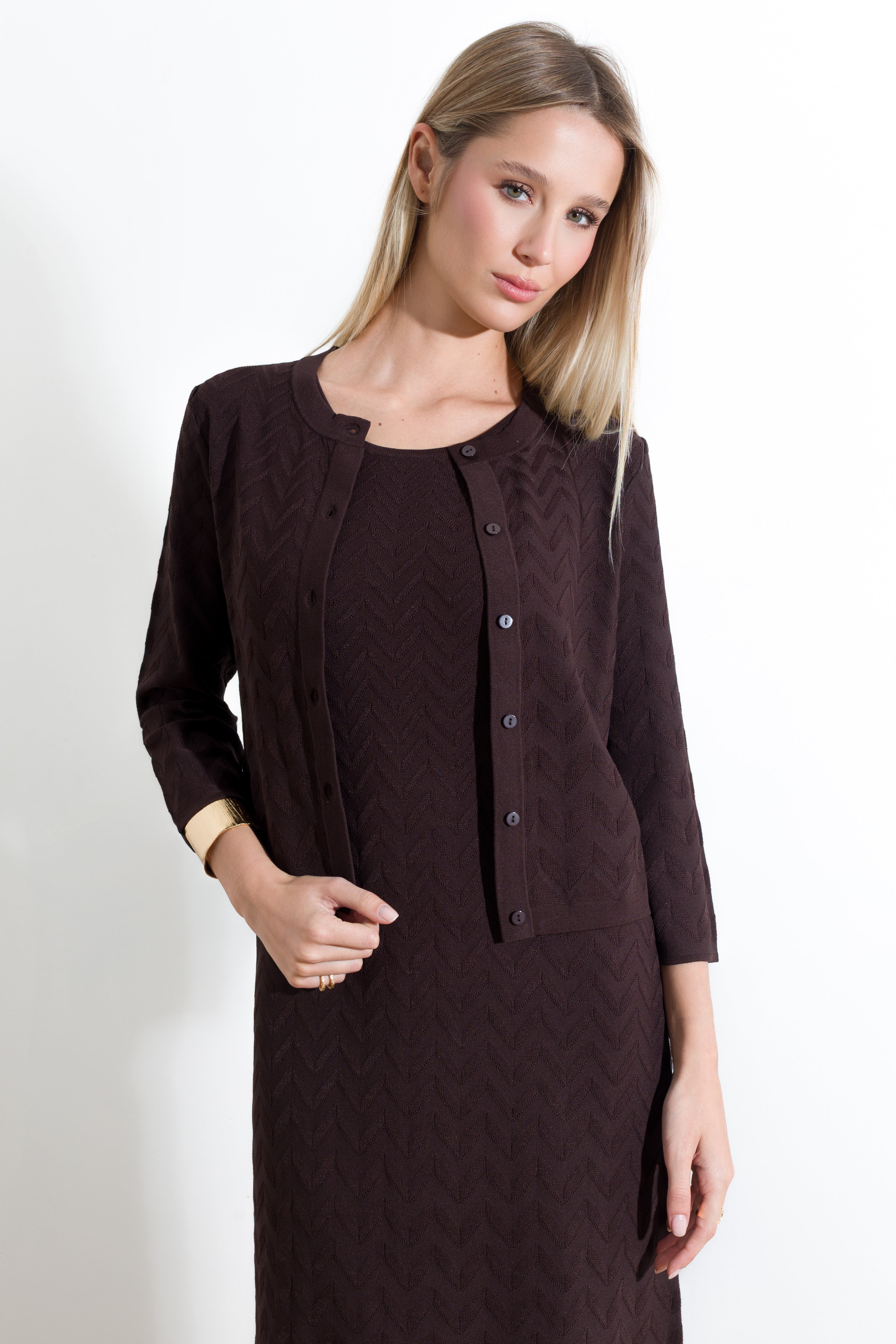 Cardigan in maglia viscosa