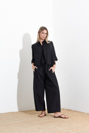 Oversized cotton shirt