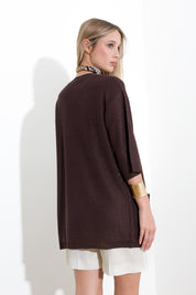Cardigan con micro paillettes