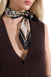 Gilet con micro paillettes