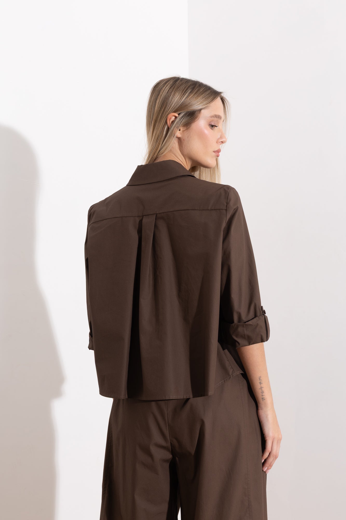 Camicia over in cotone