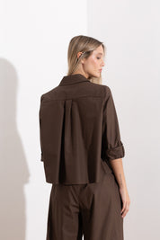 Camicia over in cotone