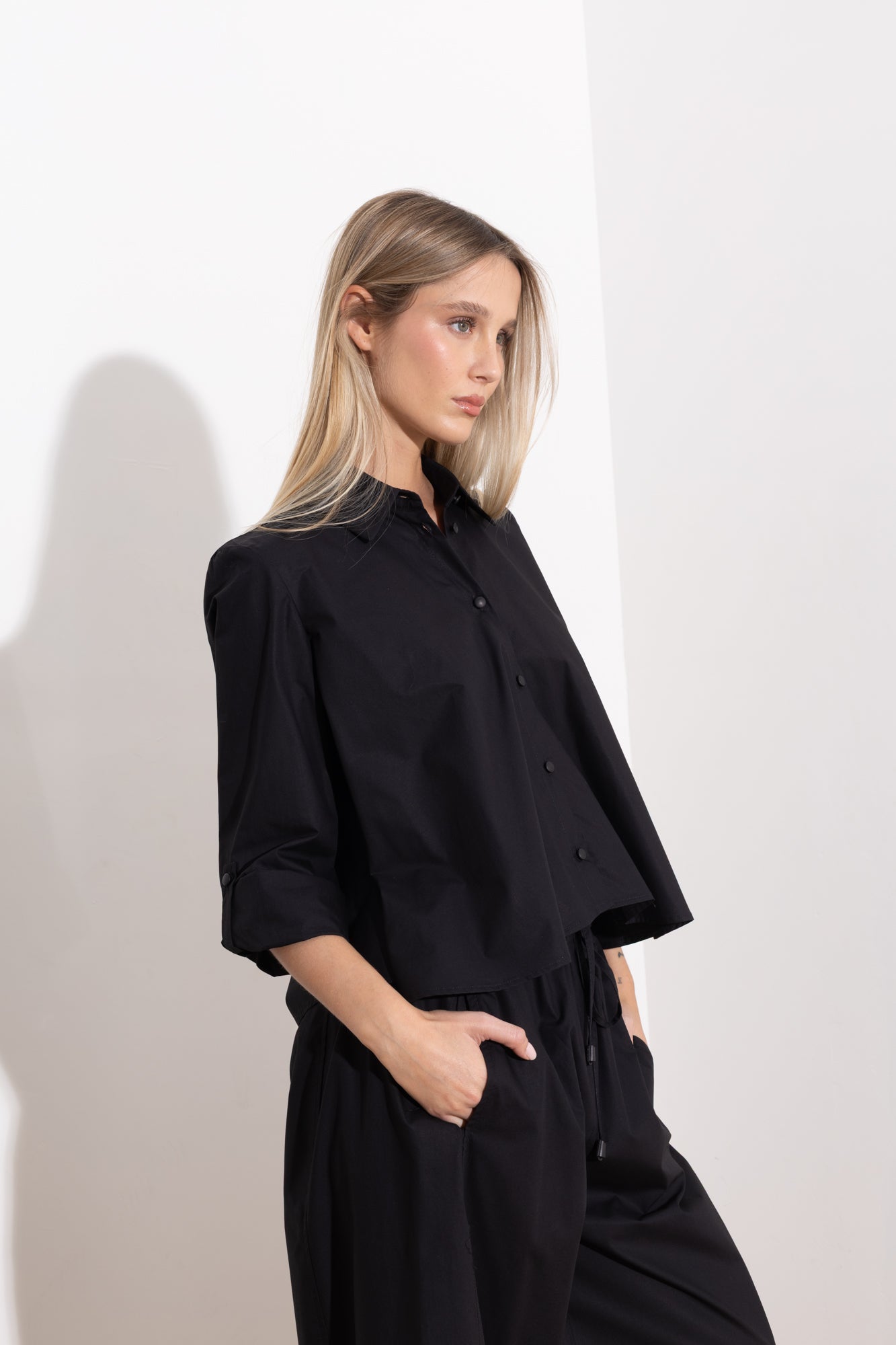 Camicia over in cotone