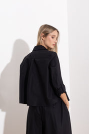 Camicia over in cotone