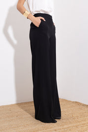 Pantalone in fluido diagonale