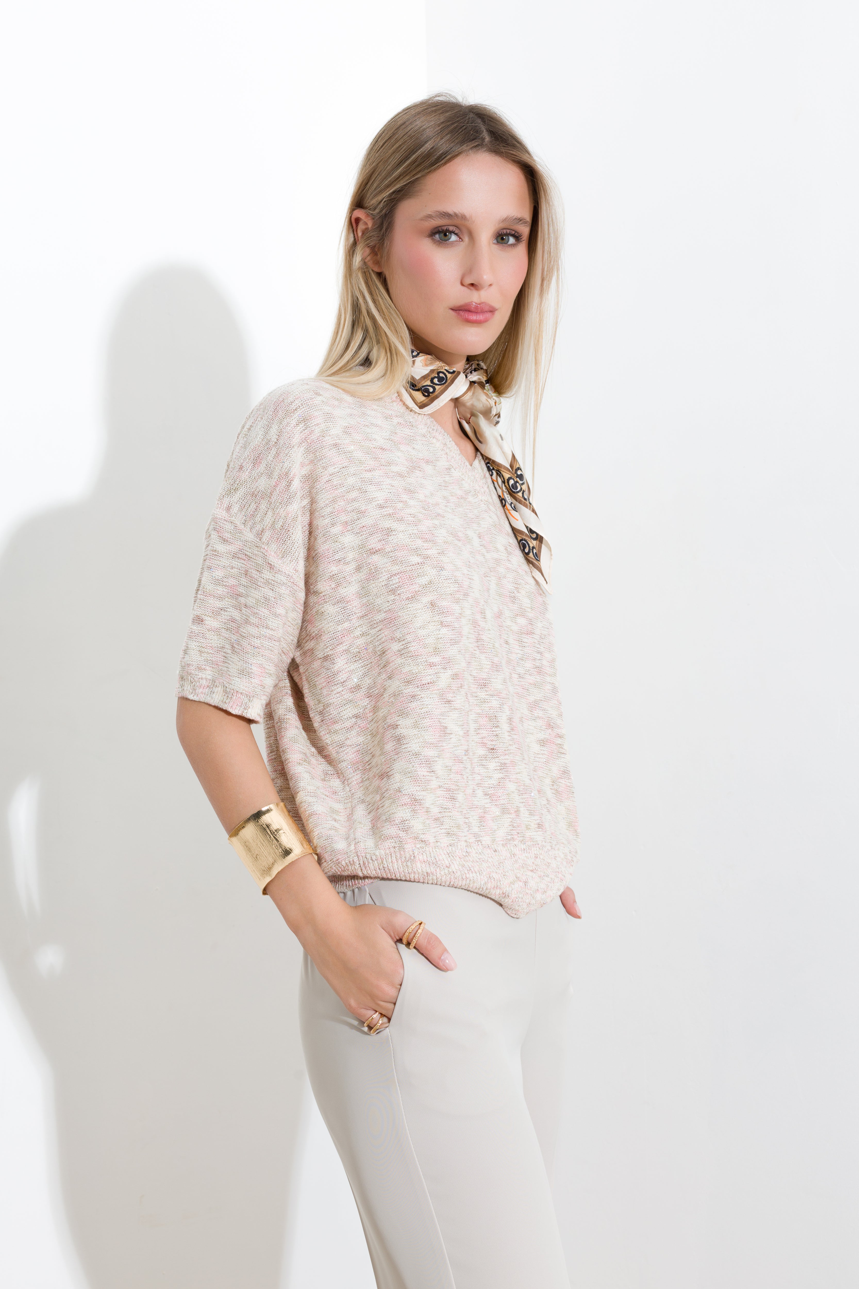 Maglia over melange