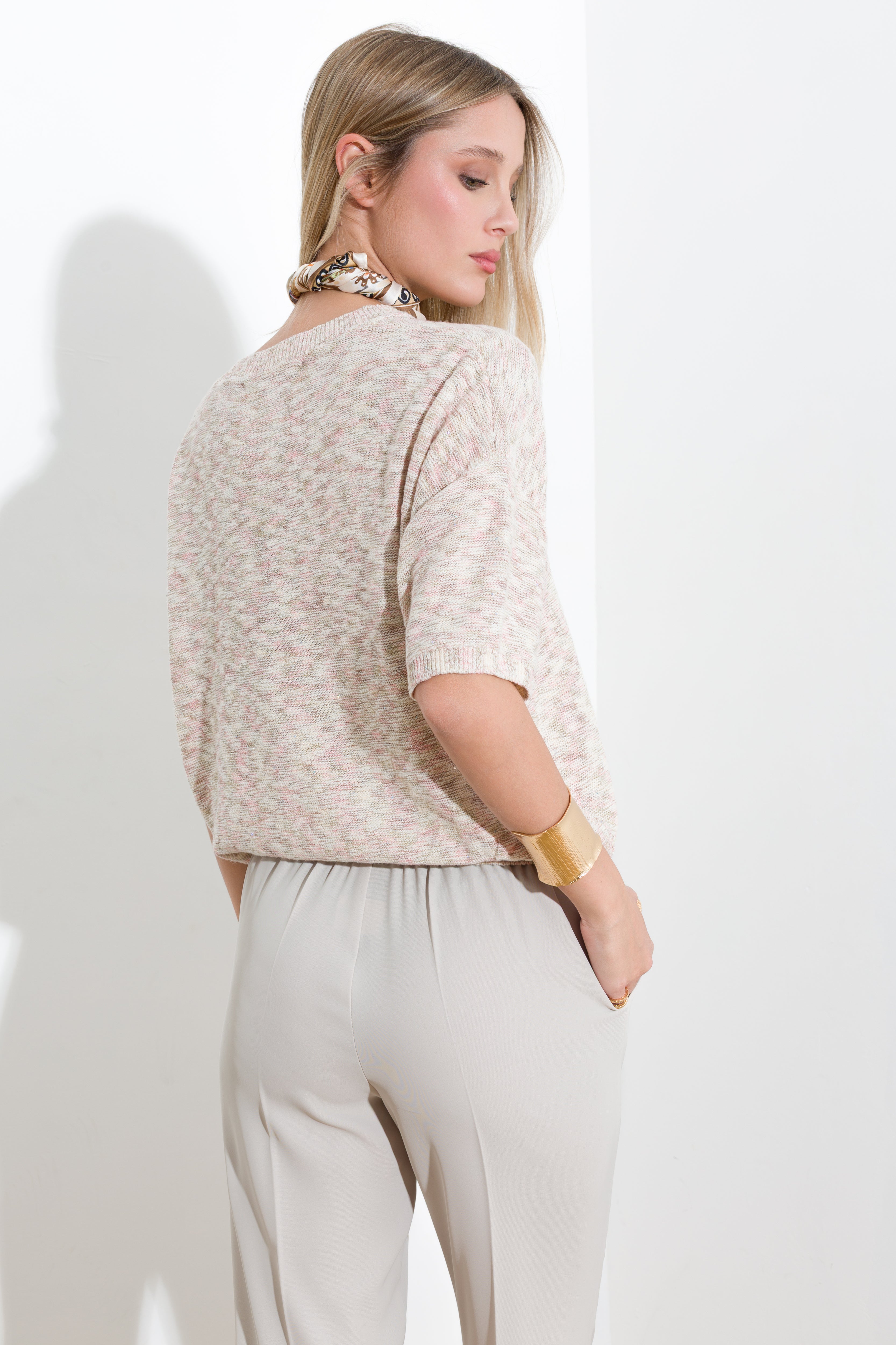 Maglia over melange