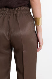 Trousers with elasticated waist