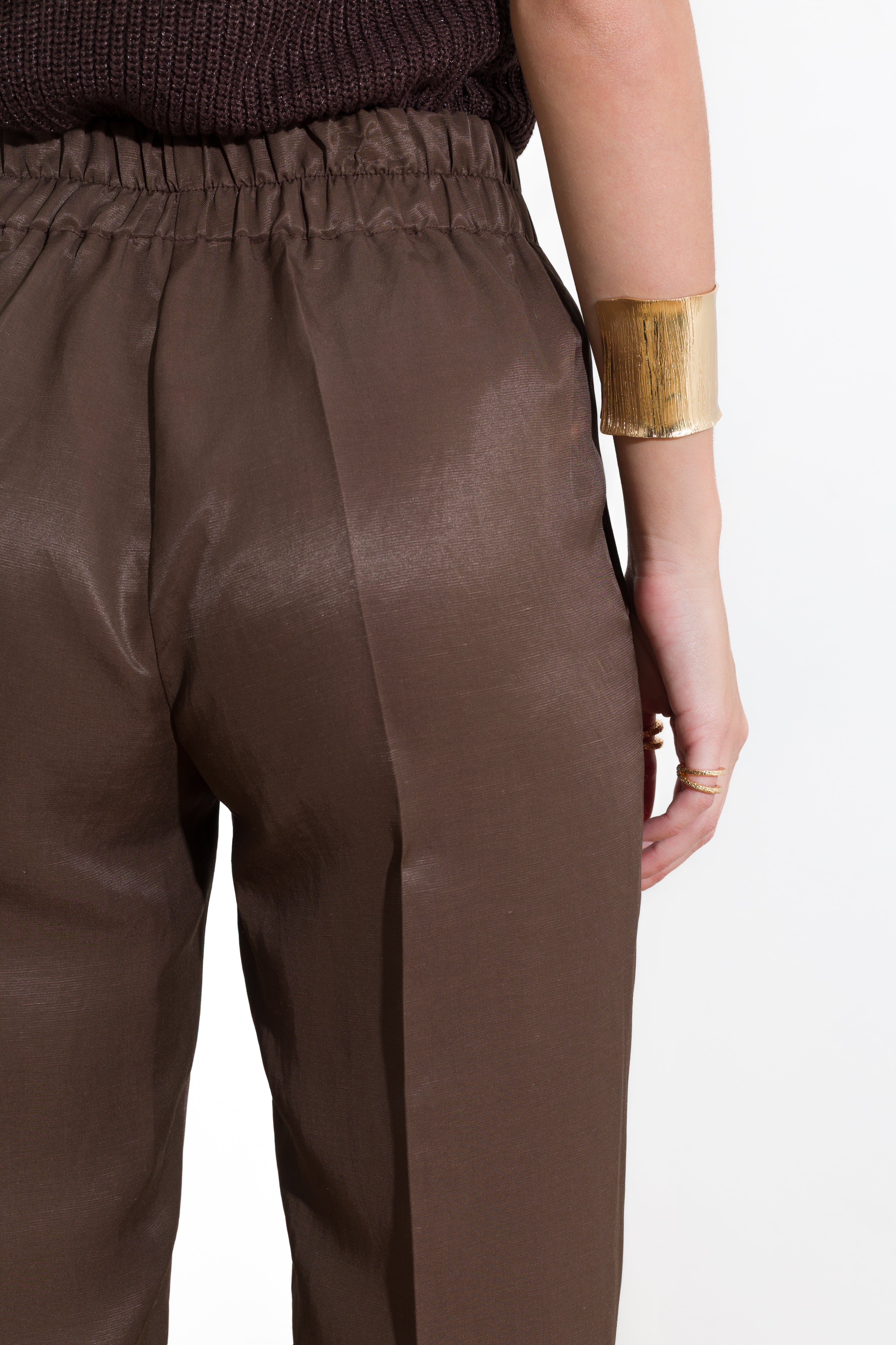 Trousers with elasticated waist