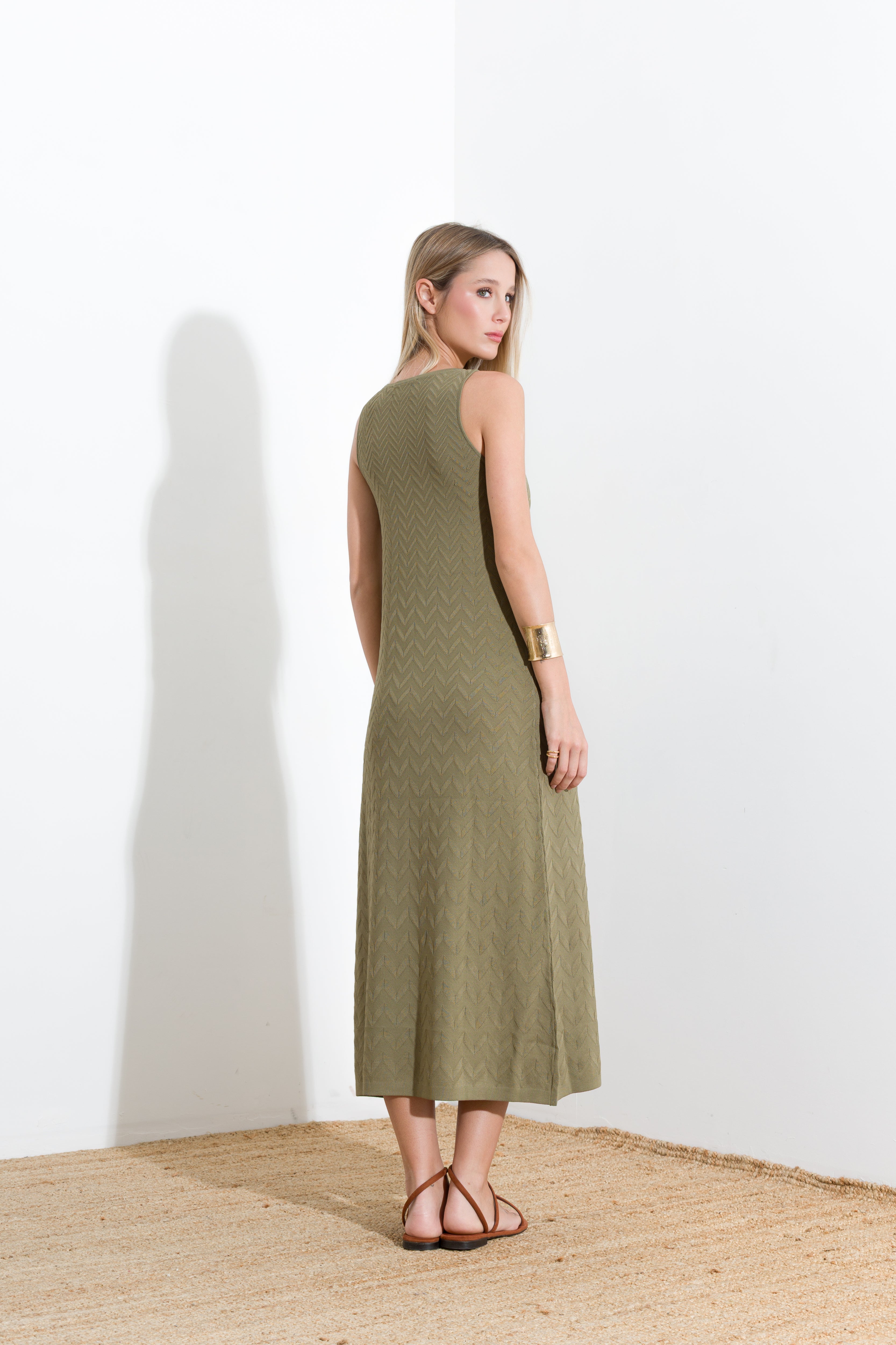 Abito in maglia viscosa