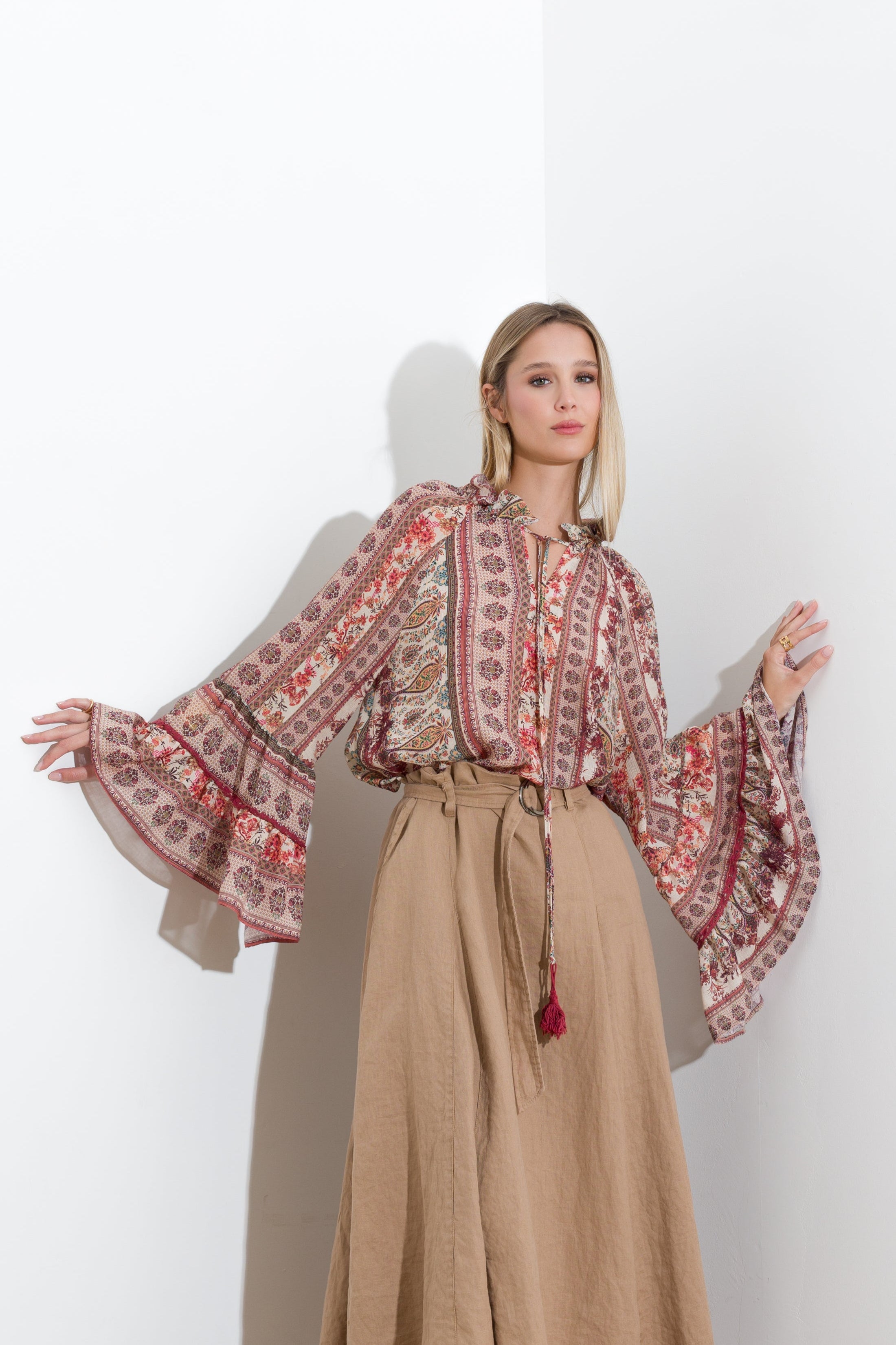 Patterned tunic