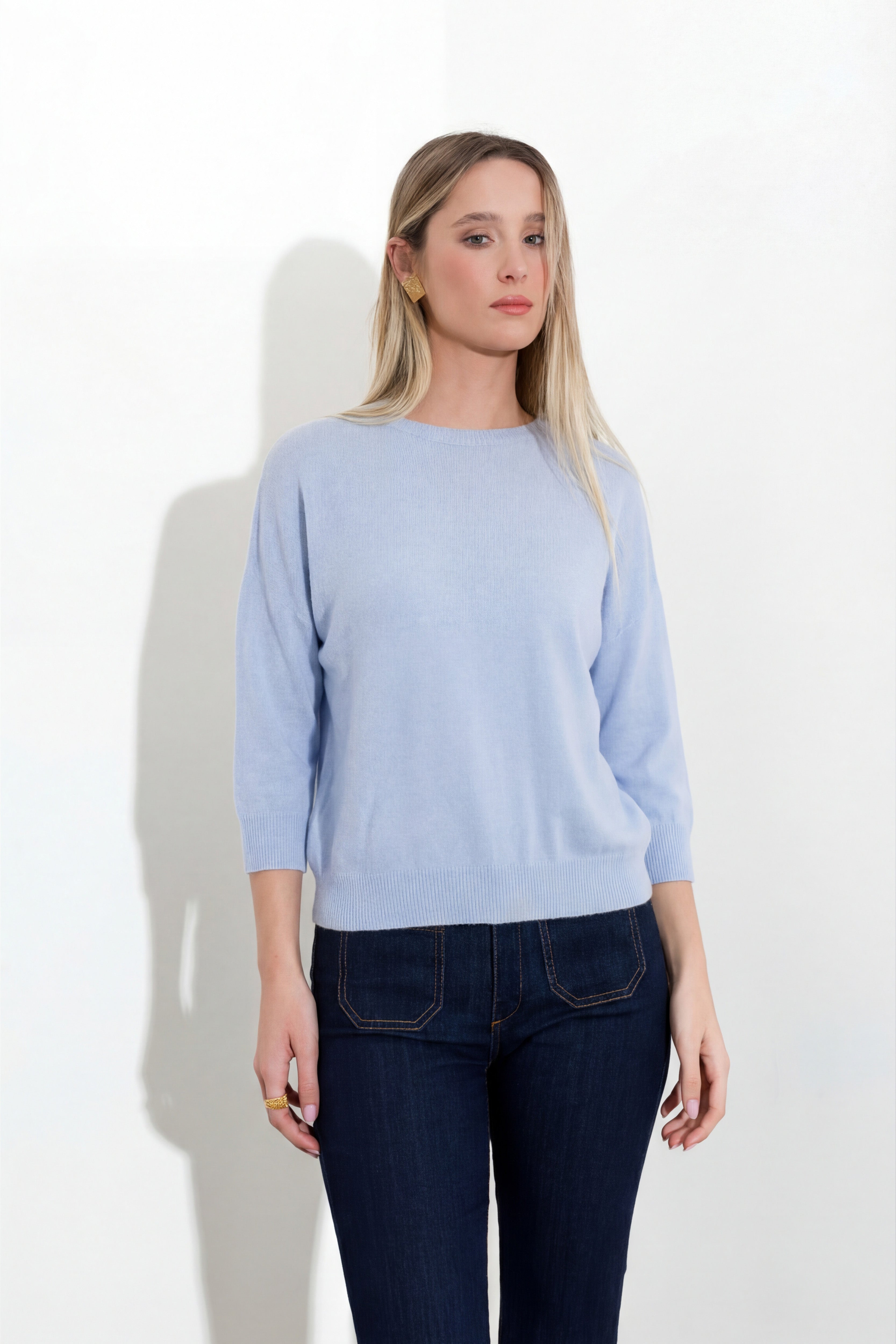 Maglia in cachemire a scatoletta FRIENDLY SWEATER - Compagnia Italiana