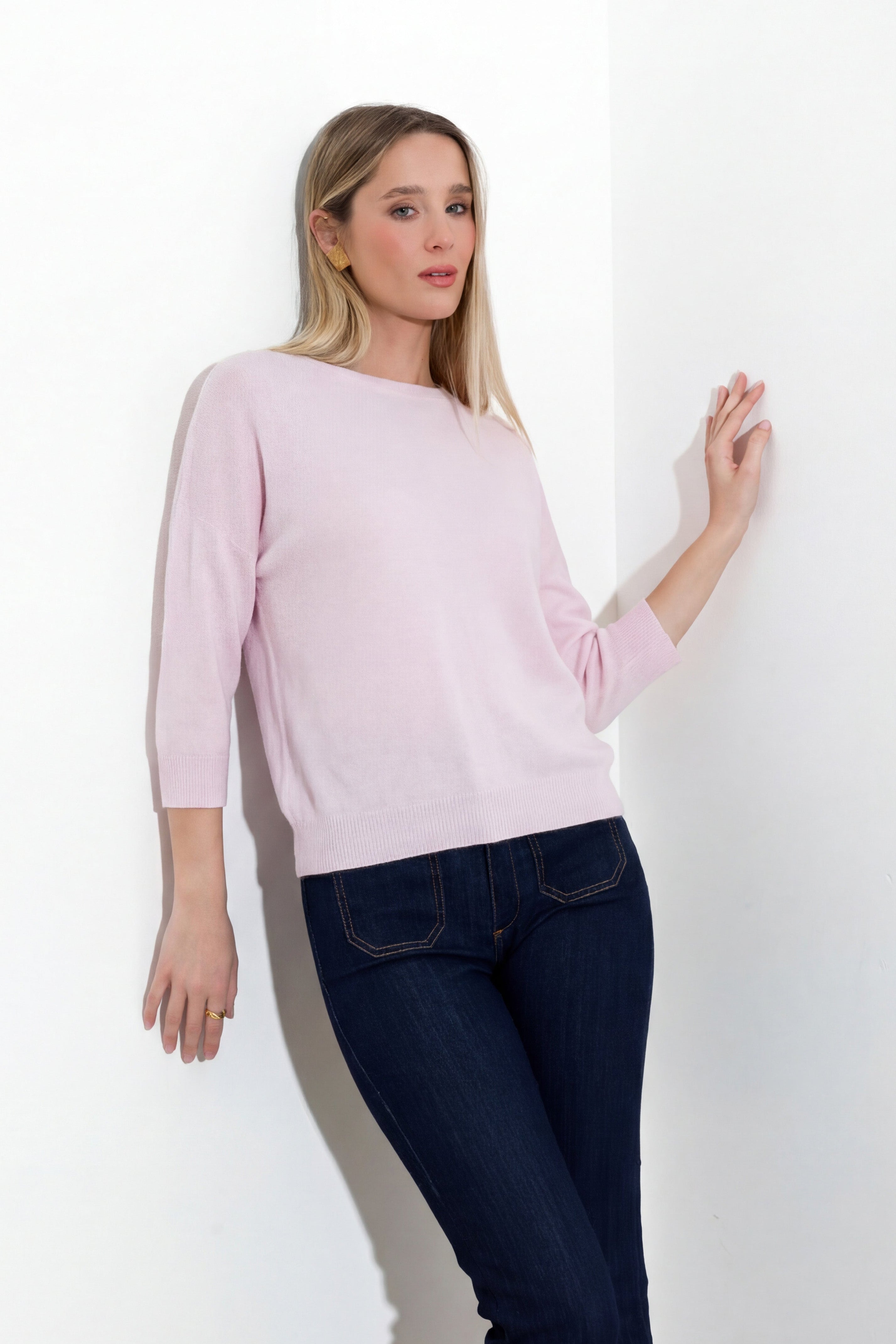 Maglia in cachemire a scatoletta FRIENDLY SWEATER - Compagnia Italiana