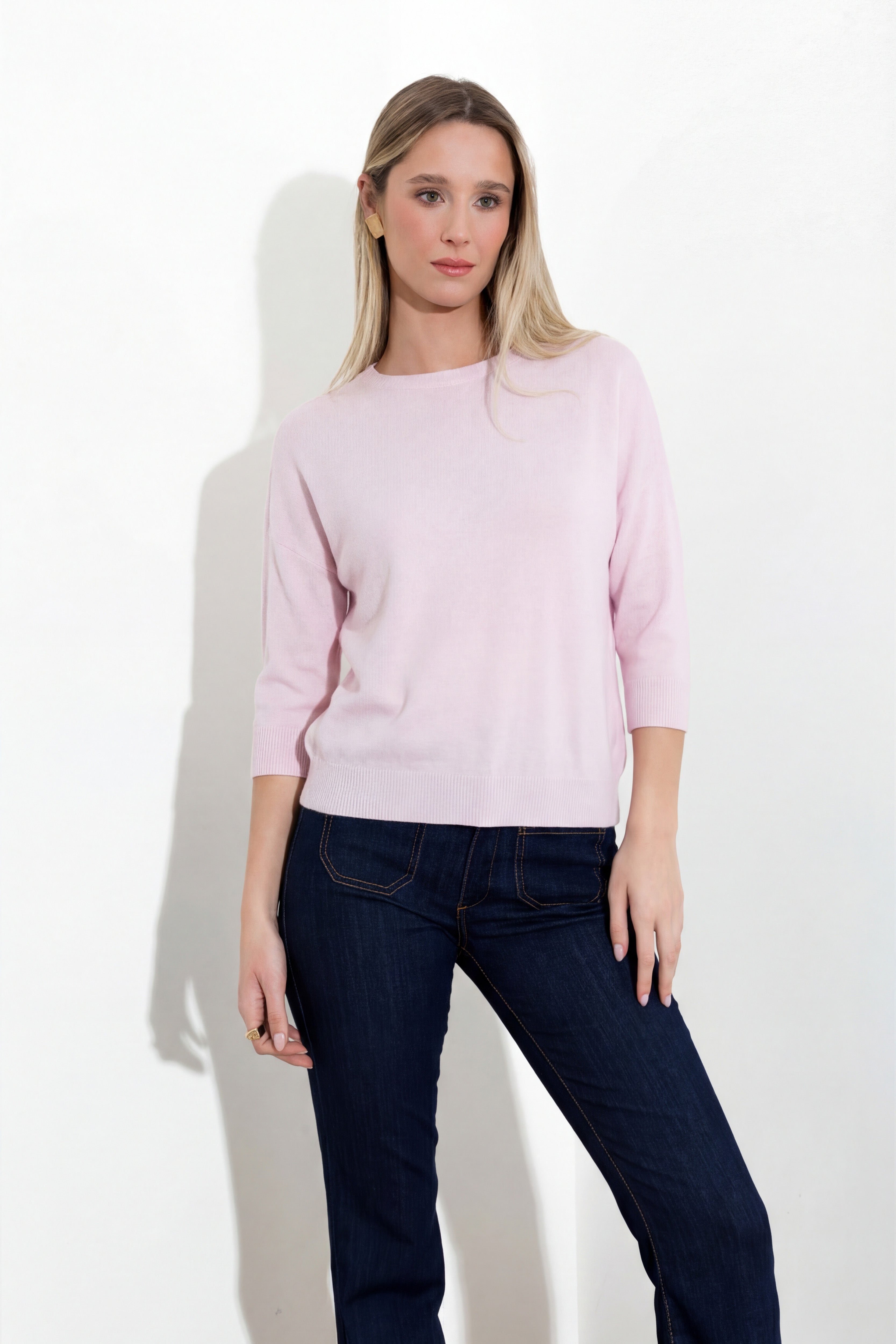 Maglia in cachemire a scatoletta FRIENDLY SWEATER - Compagnia Italiana