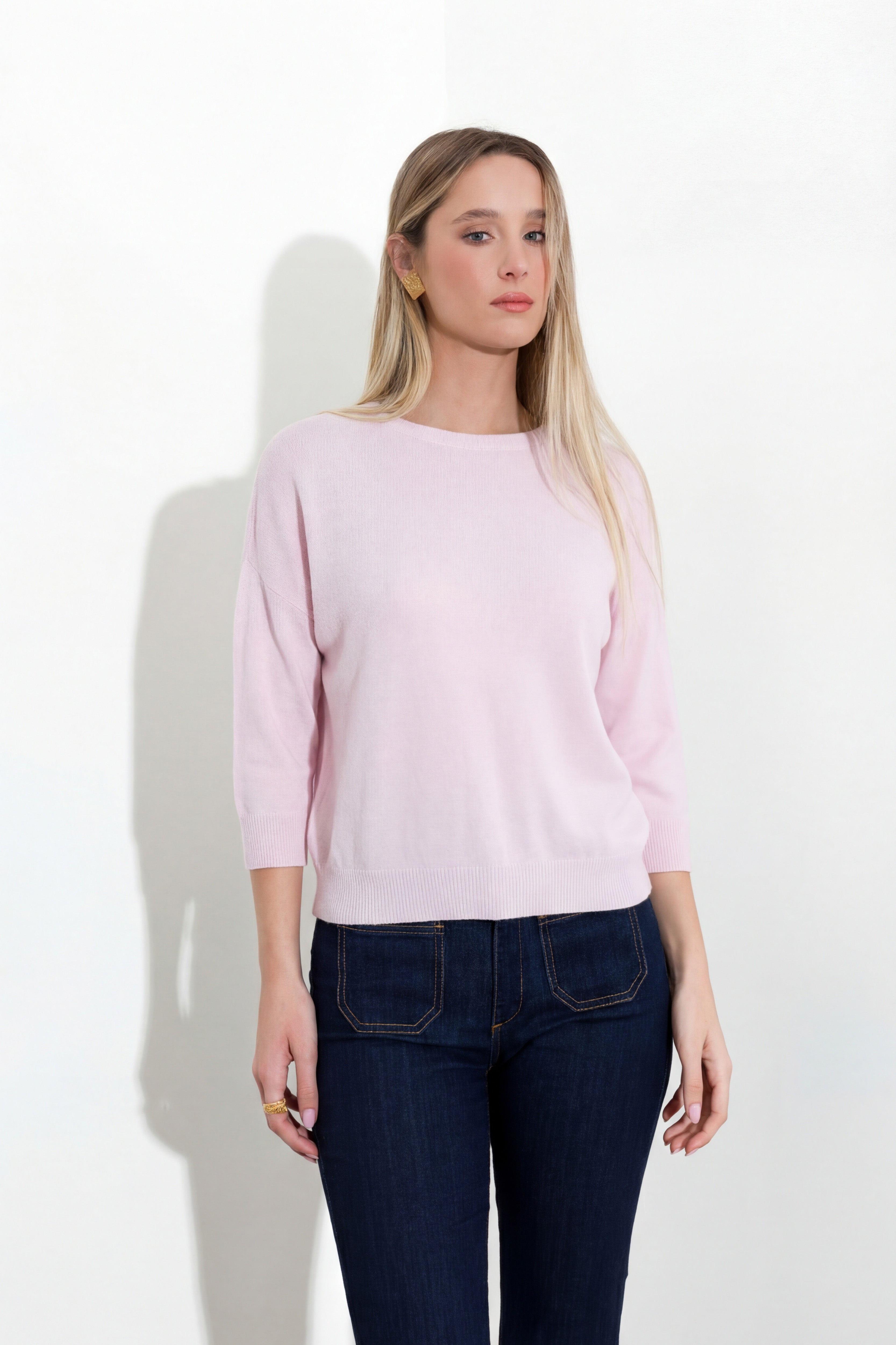 Maglia in cachemire a scatoletta FRIENDLY SWEATER - Compagnia Italiana
