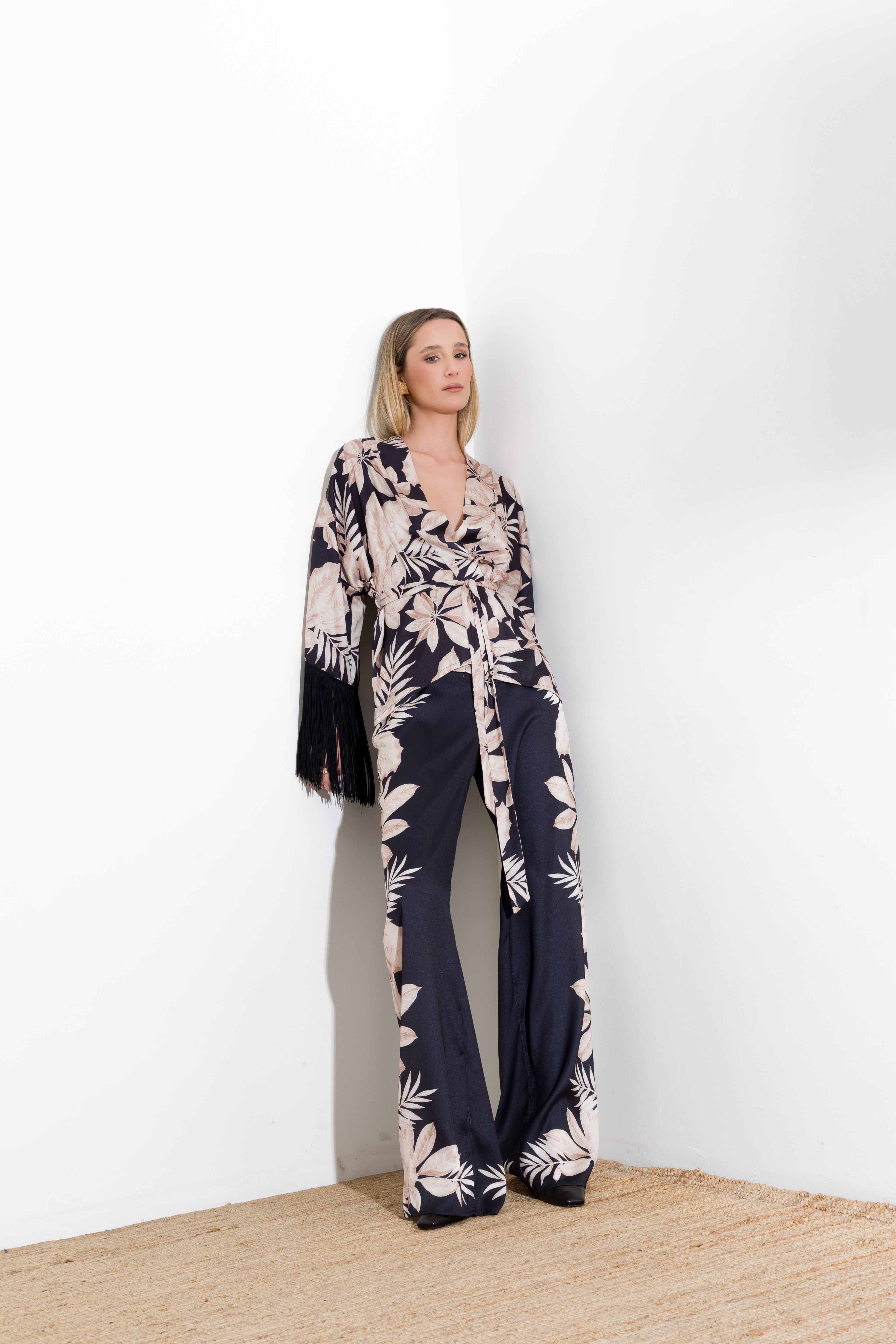 Pantalone stampa ramage - Compagnia Italiana