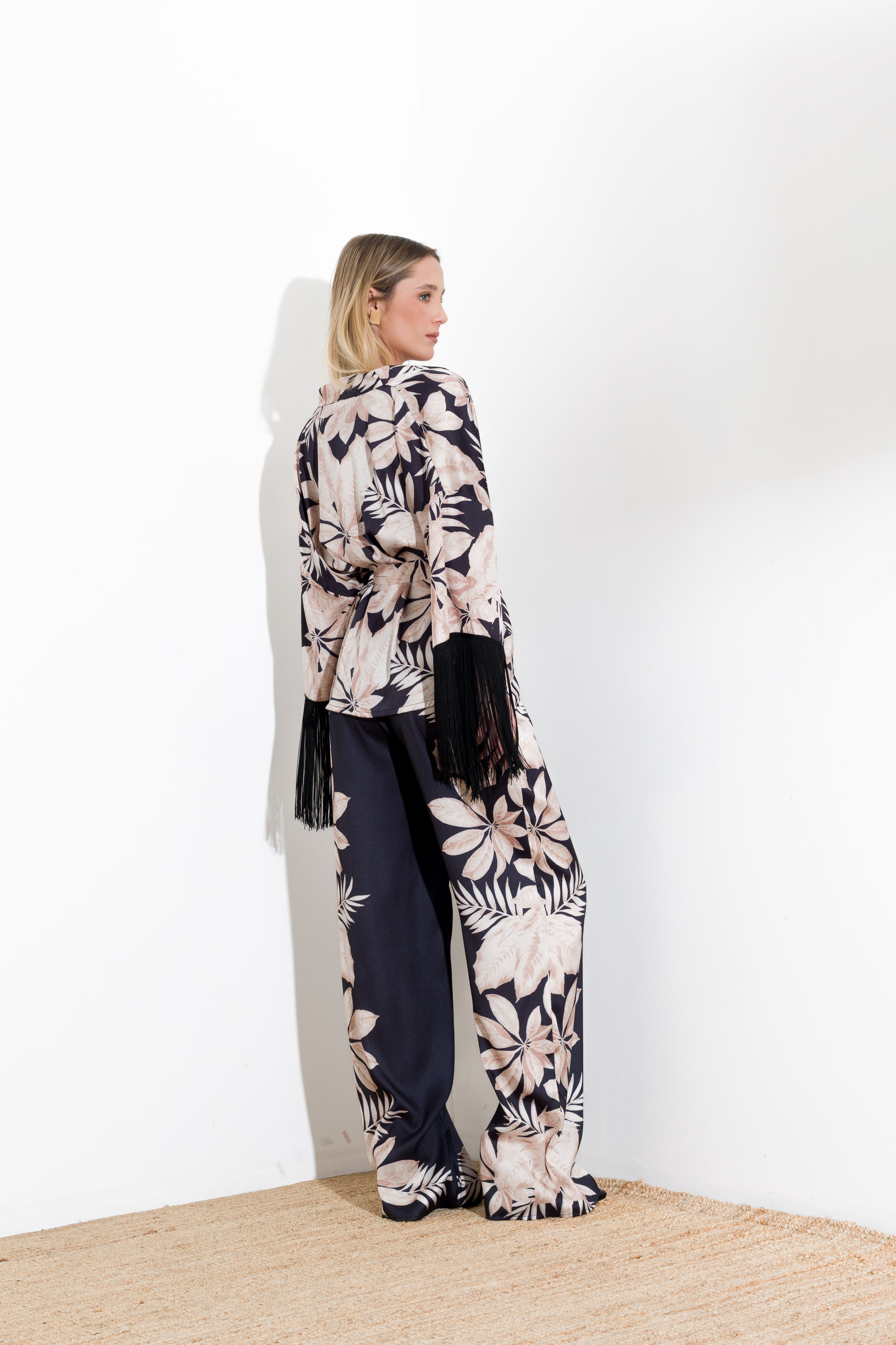 Kimono con frangia