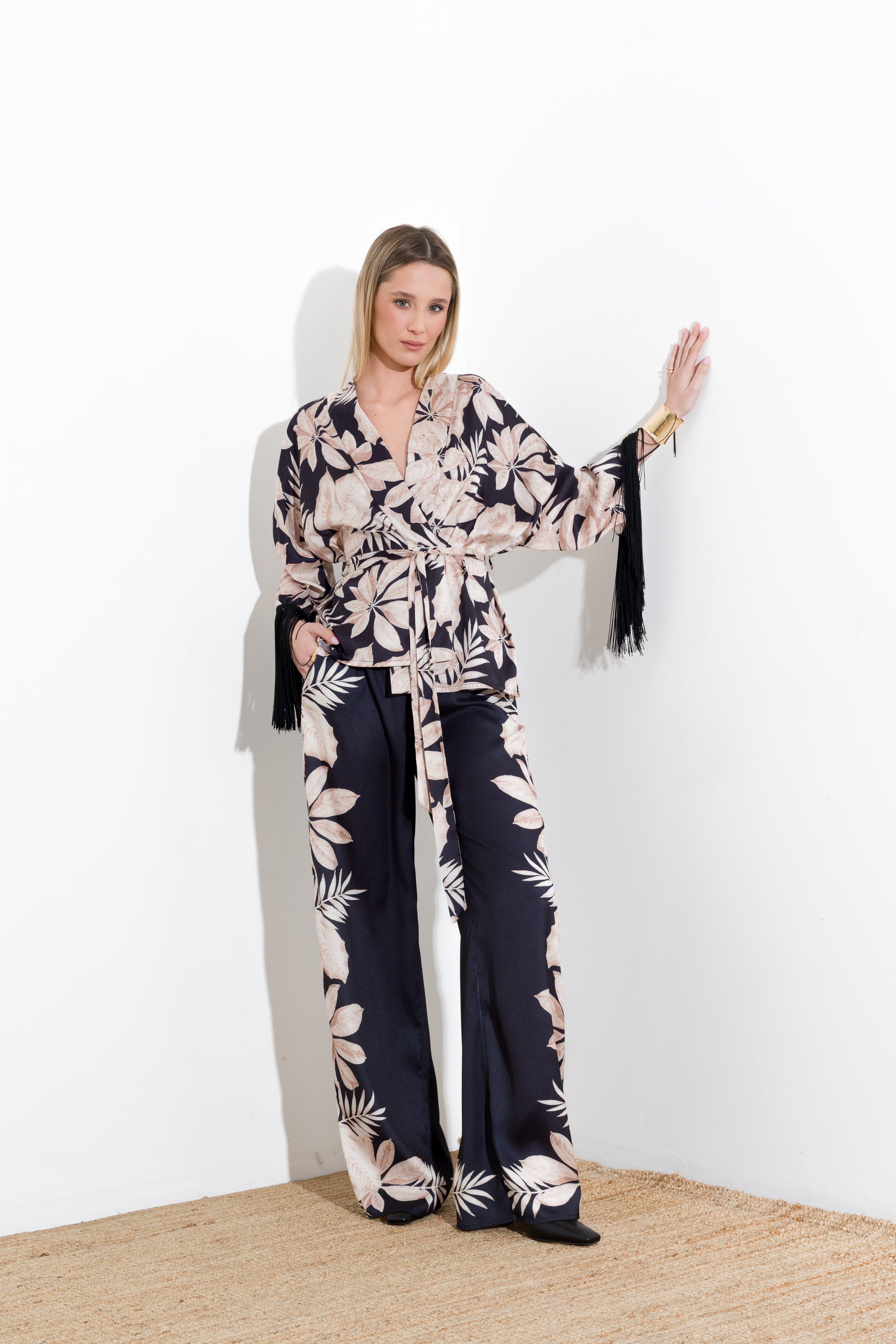 Pantalone stampa ramage - Compagnia Italiana