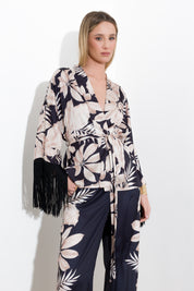 Kimono con frangia