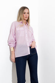 Camicia in mussola di cotone