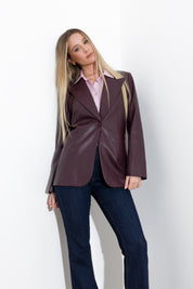 Giacca in similpelle