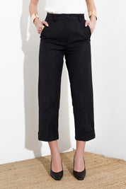 Pantalone in canvas di cotone