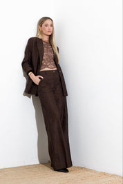 Pantalone in pizzo accoppiato - Compagnia Italiana