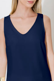 Top in fluido diagonale