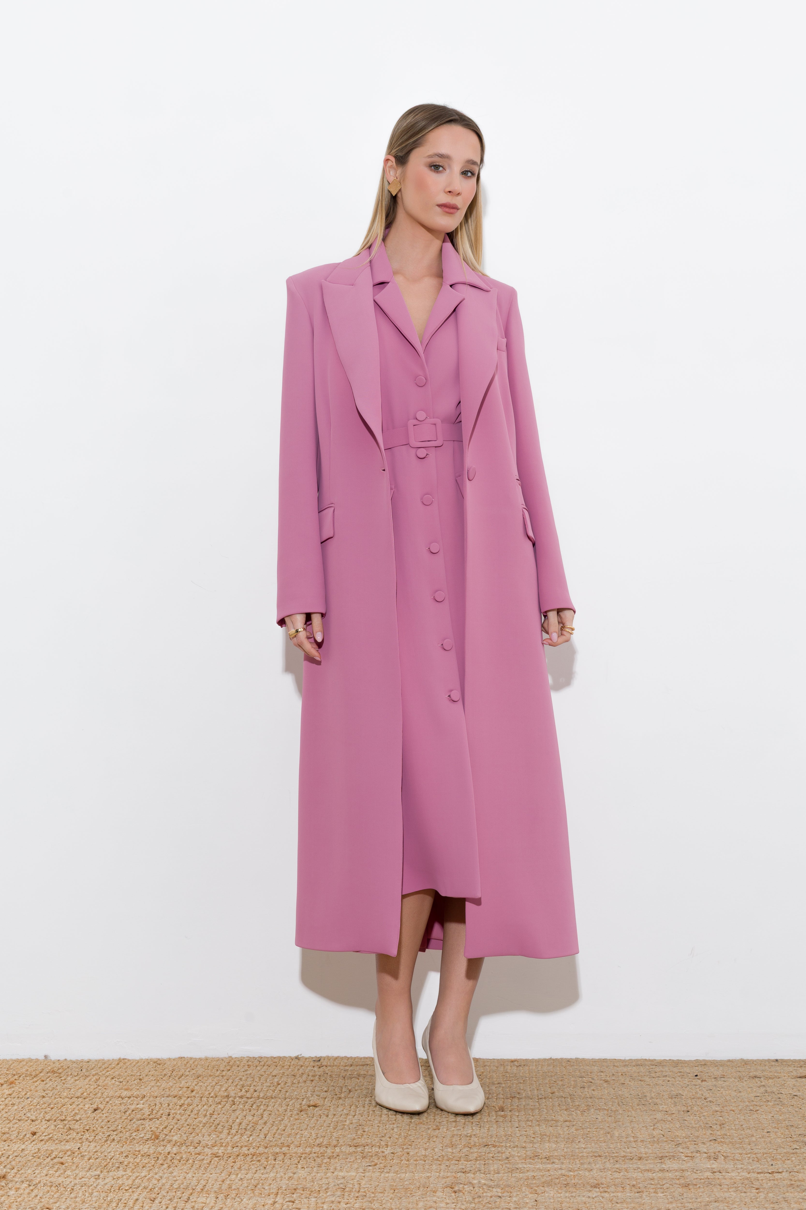 Abito midi in fluido diagonale - Compagnia Italiana