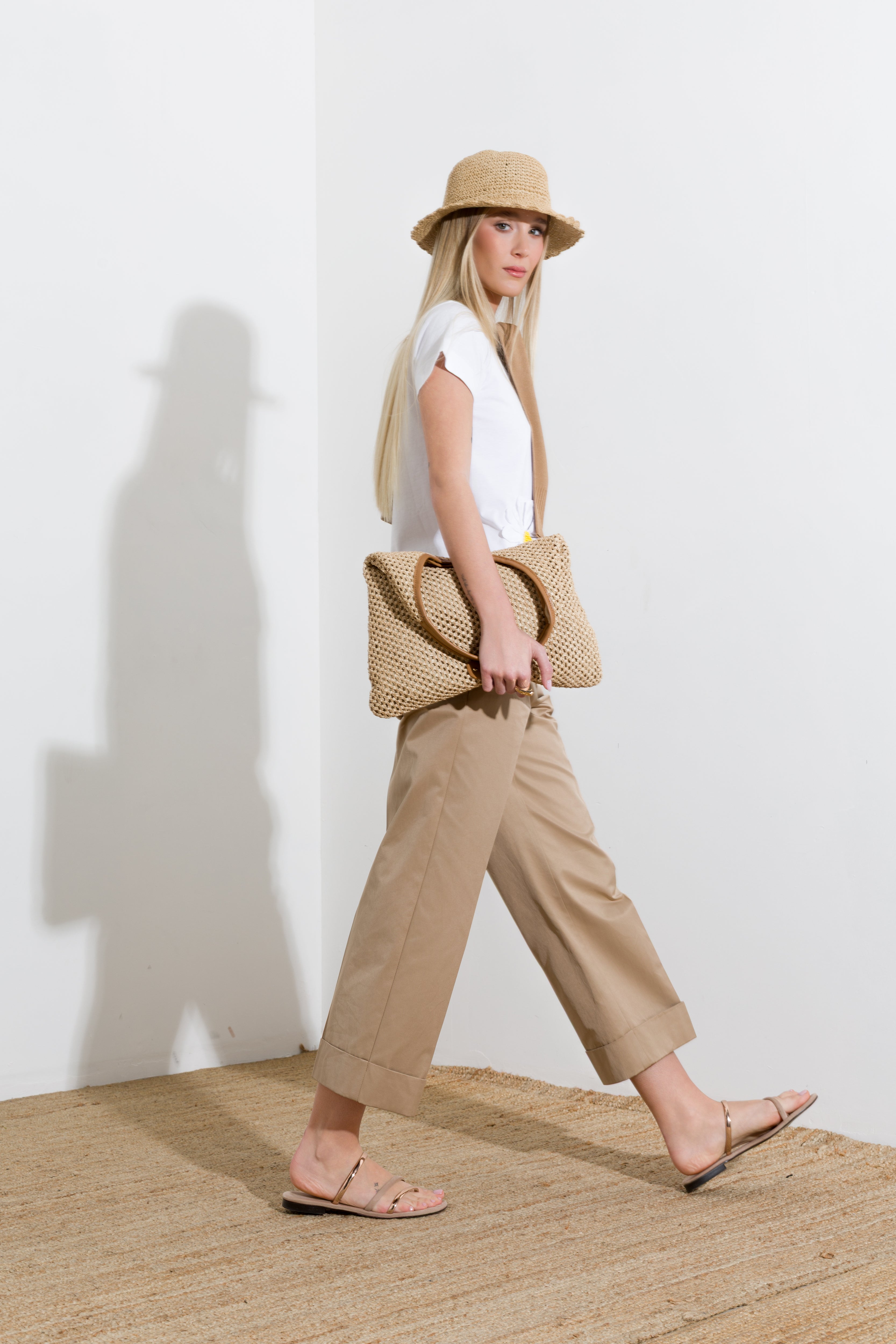 Pantalone in canvas di cotone - Compagnia Italiana