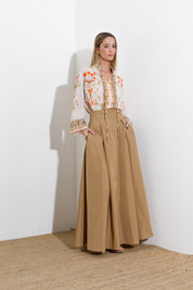 Gonna lunga in taffetta di nylon leggero - Compagnia Italiana