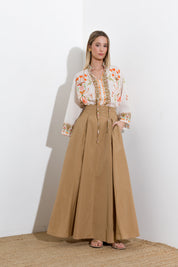 Gonna lunga in taffetta di nylon leggero - Compagnia Italiana