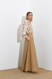 Gonna lunga in taffetta di nylon leggero - Compagnia Italiana