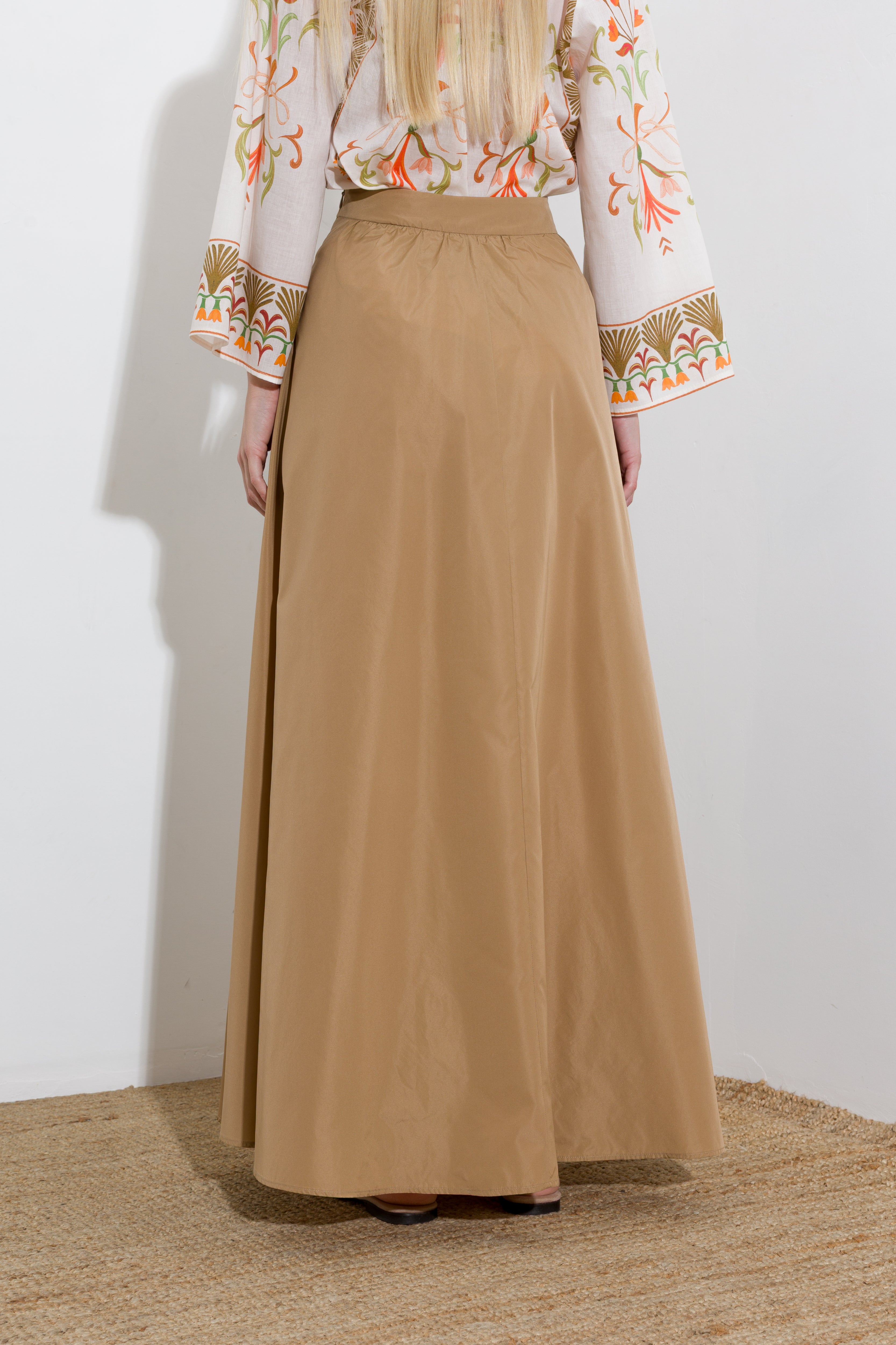 Gonna lunga in taffetta di nylon leggero - Compagnia Italiana