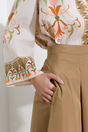 Gonna lunga in taffetta di nylon leggero - Compagnia Italiana