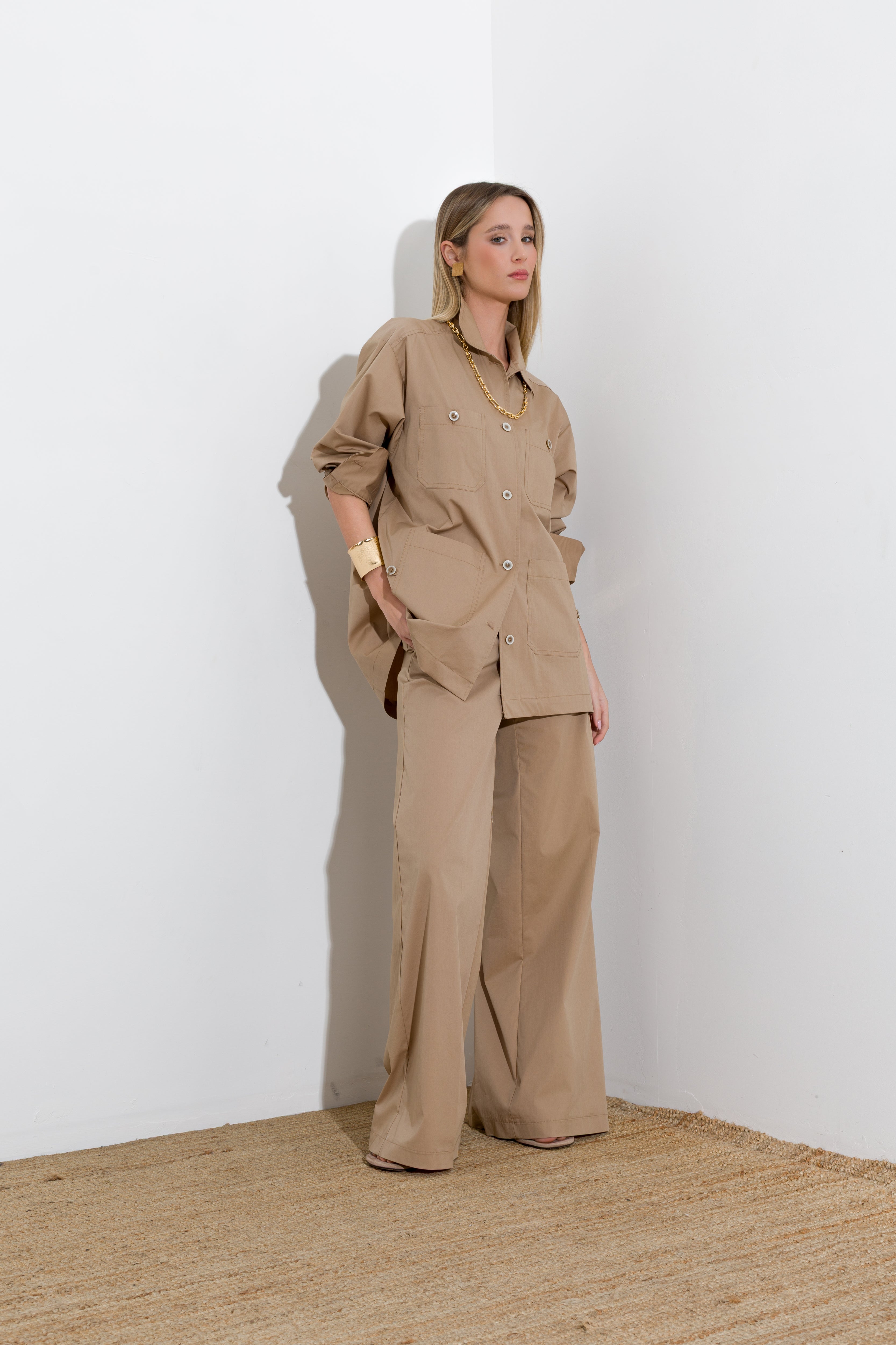 Pantalone in cotone leggero