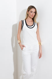 Canotta doppia in viscosa