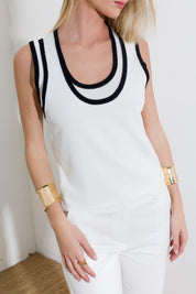 Canotta doppia in viscosa