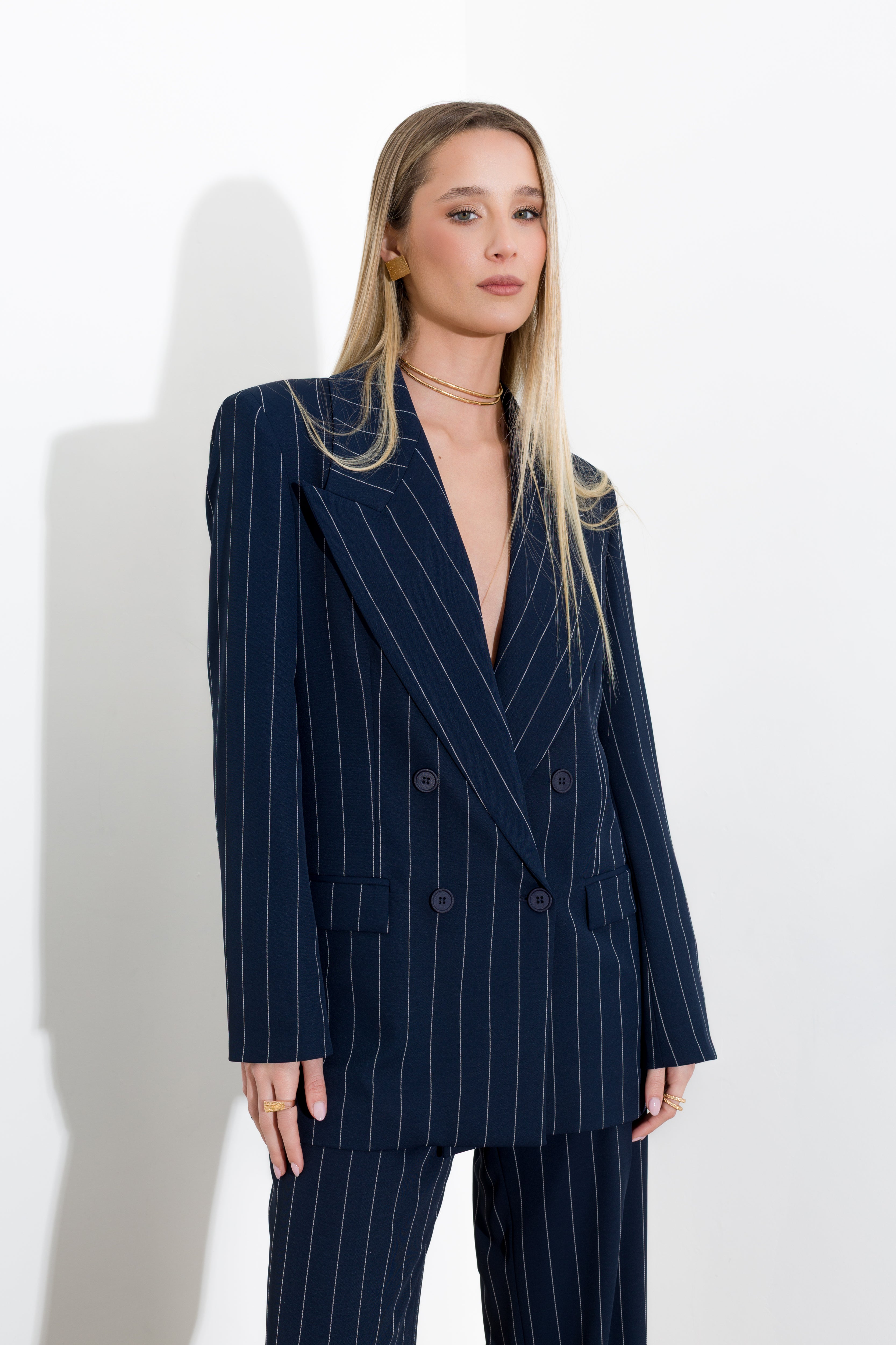 Blazer doppiopetto gessata - Compagnia Italiana