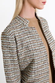 Giacca in jersey effetto stuoia