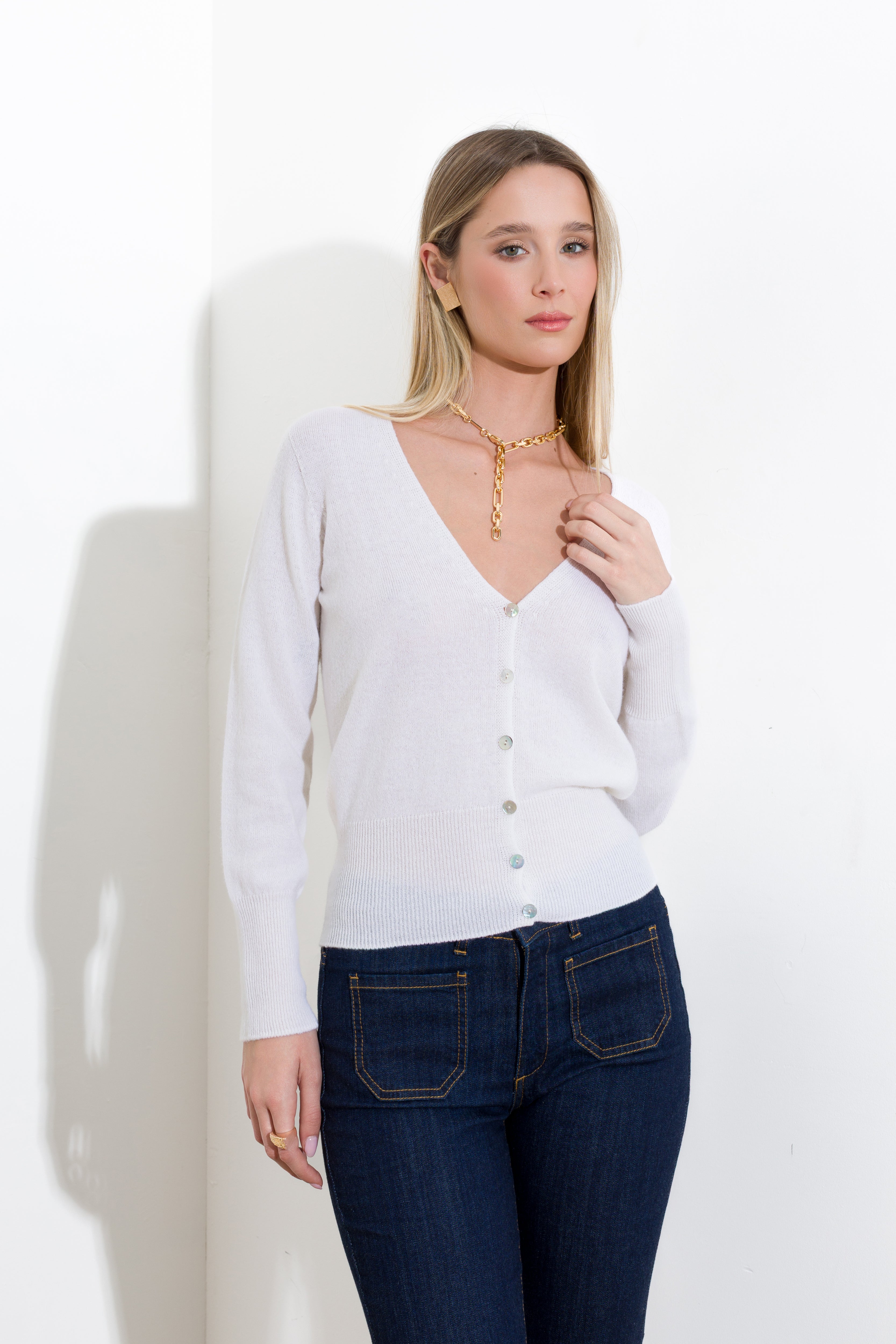 Cardigan in cachemire FRIENDLY SWEATER - Compagnia Italiana