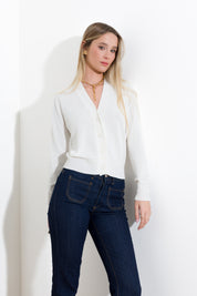 Cardigan in viscosa - Compagnia Italiana