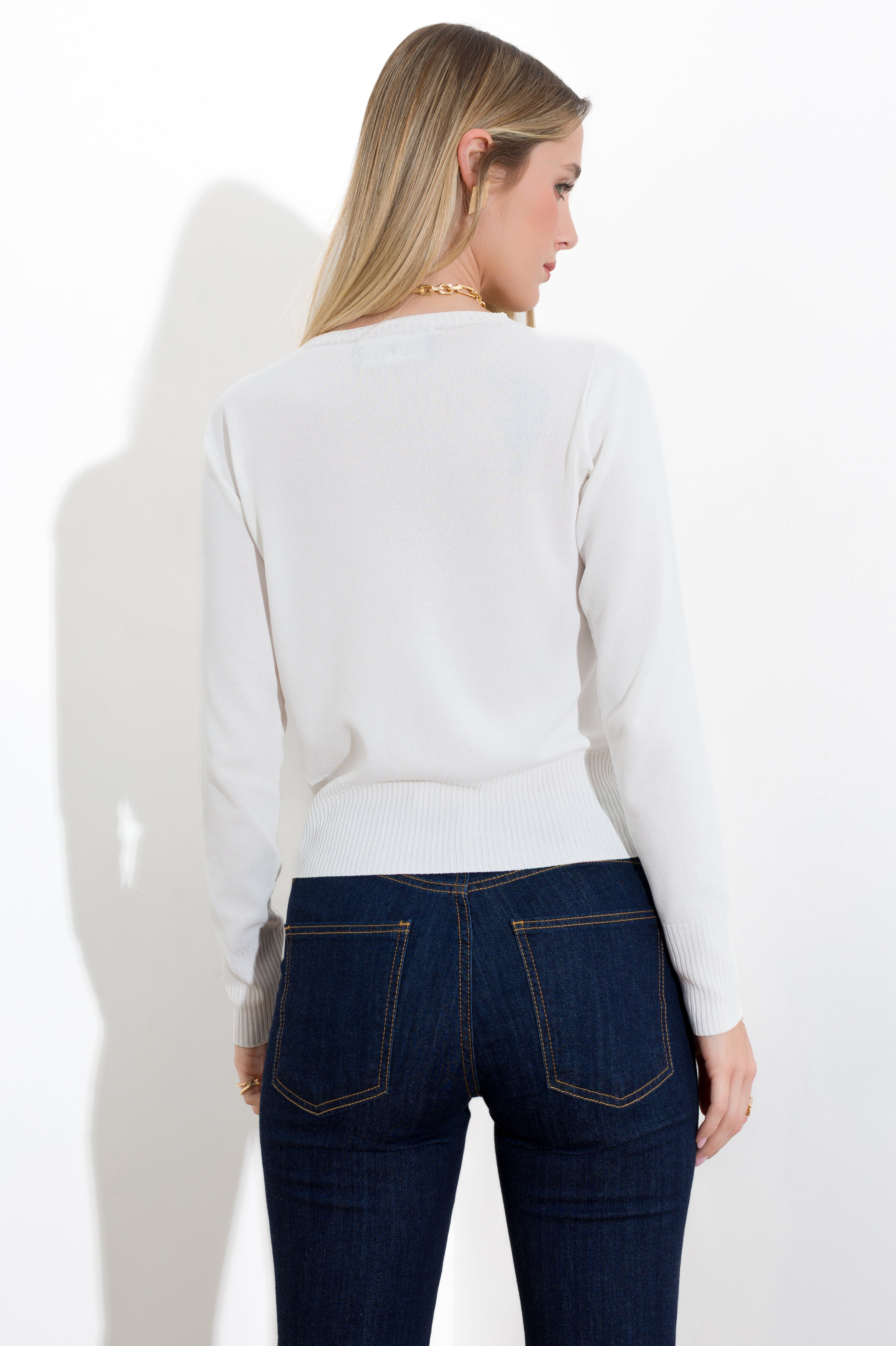 Maglia in cachemire a scatoletta FRIENDLY SWEATER - Compagnia Italiana