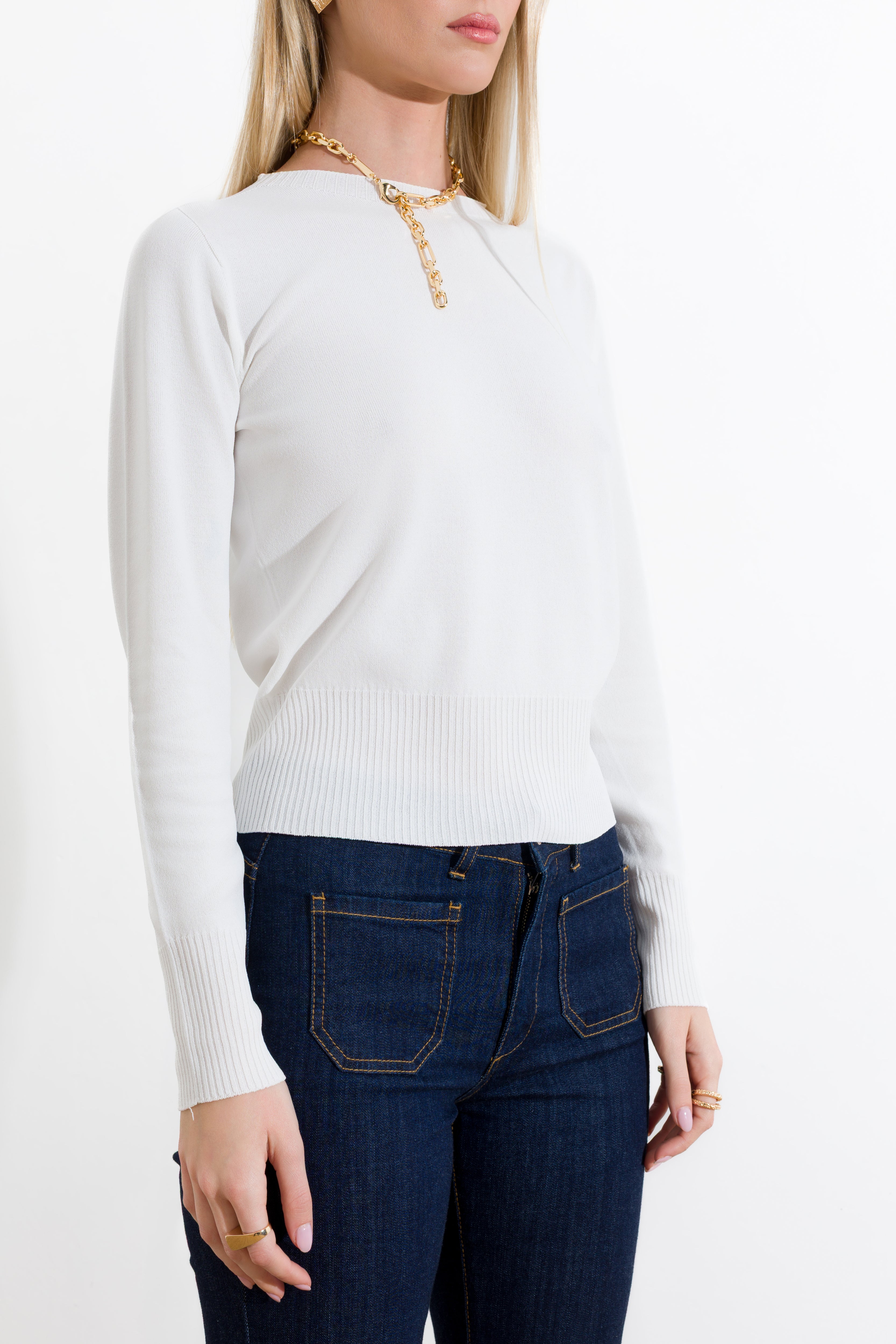 Maglia in cachemire a scatoletta FRIENDLY SWEATER - Compagnia Italiana