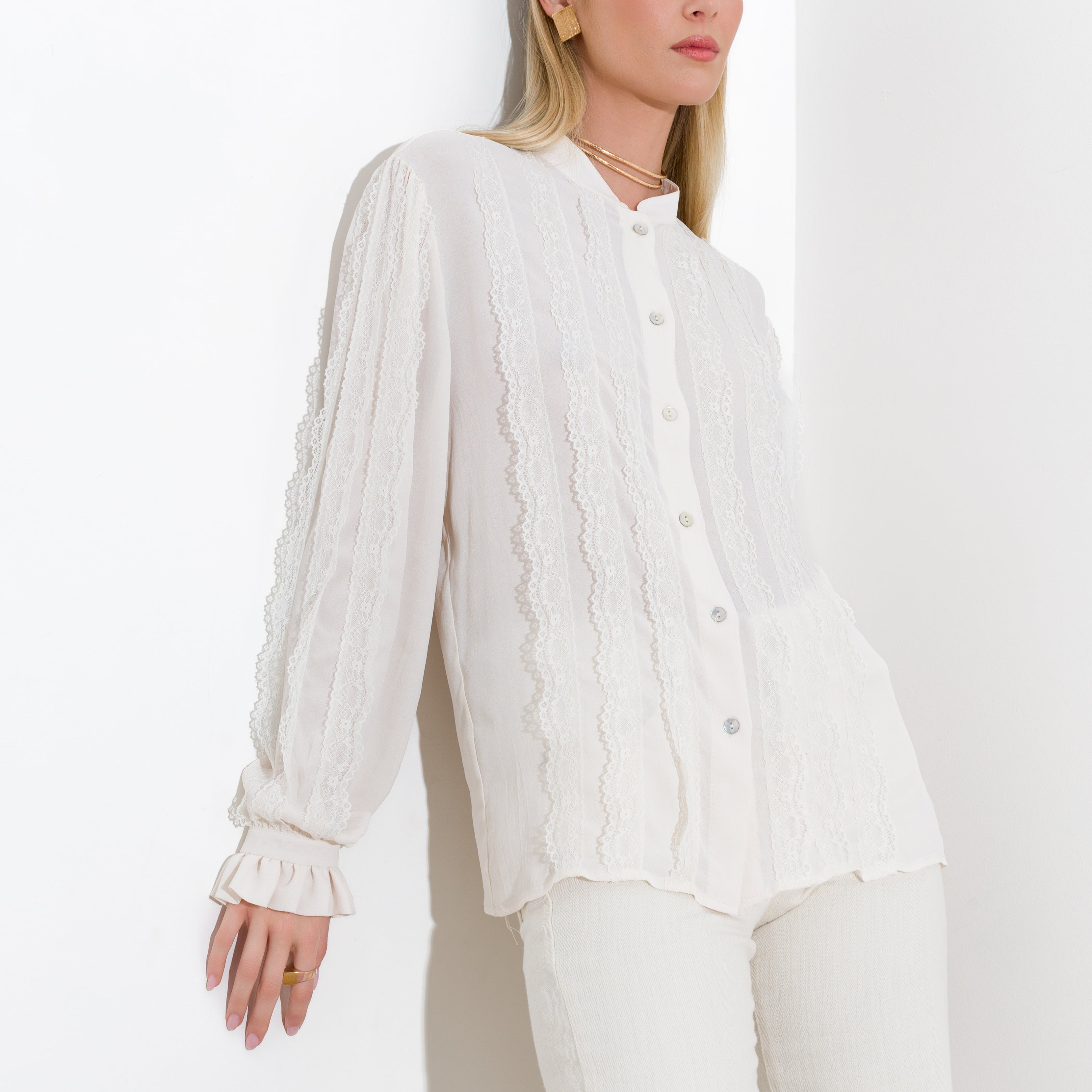 Camicia passamaneria in viscosa - Compagnia Italiana