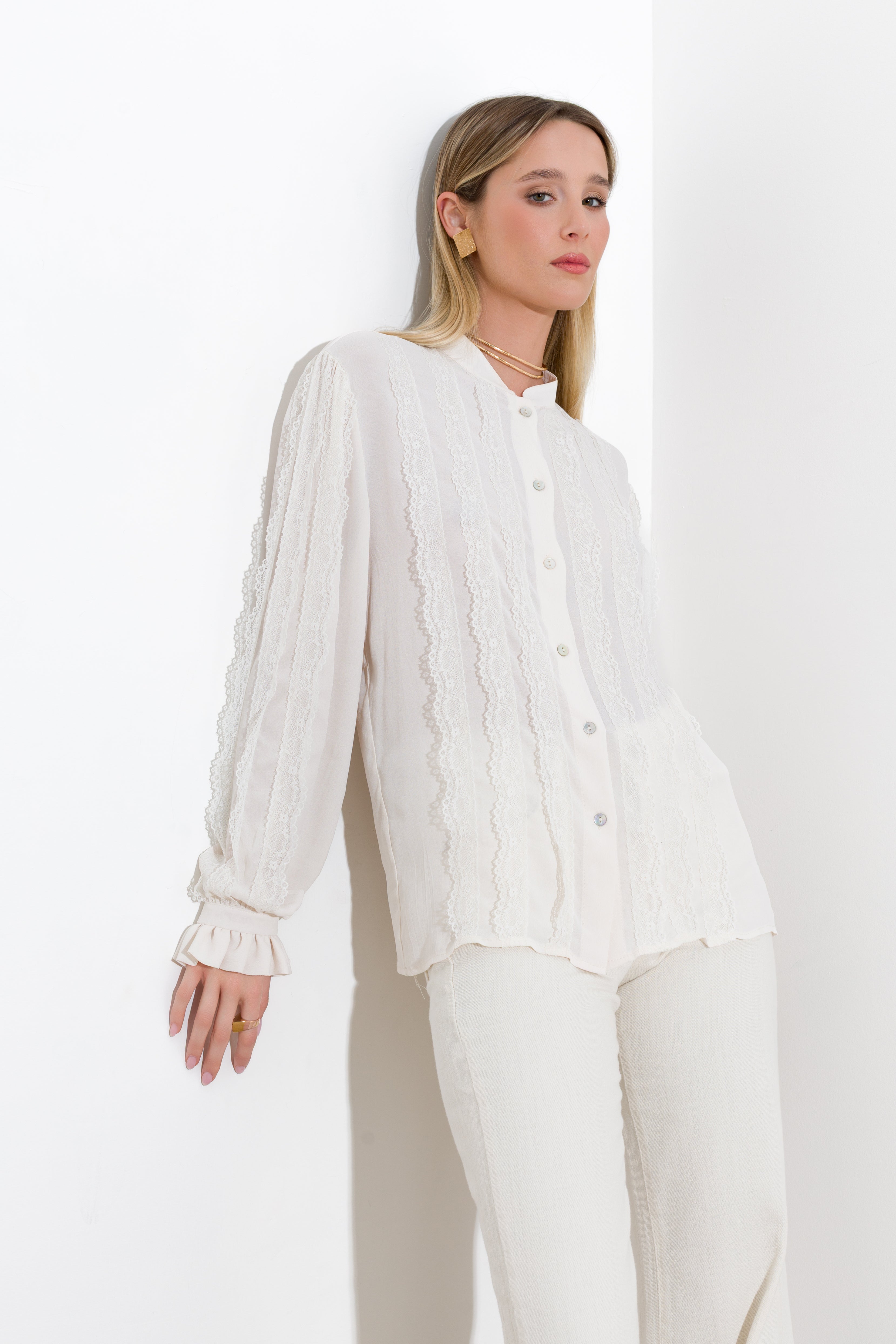 Camicia passamaneria in viscosa - Compagnia Italiana