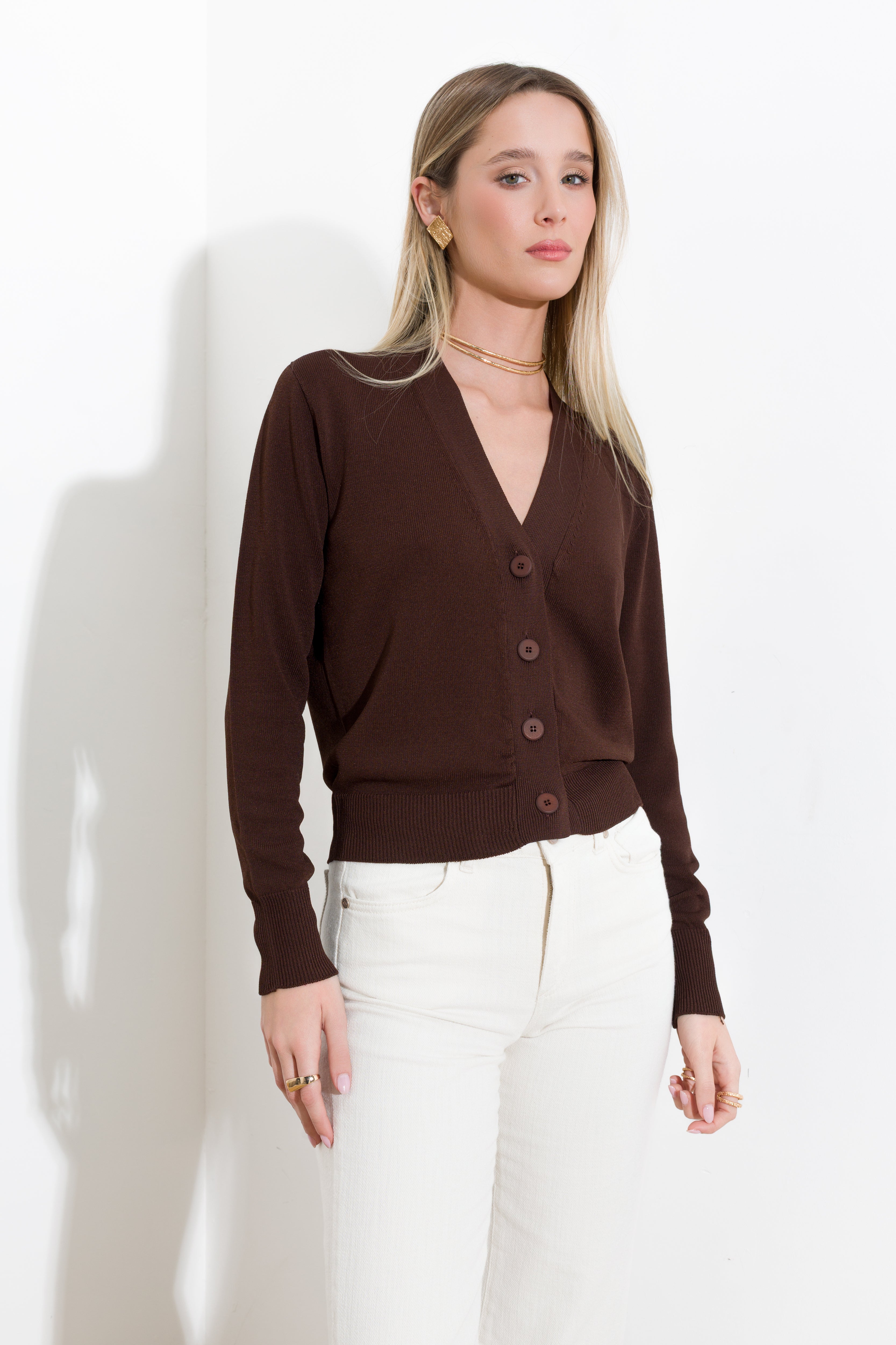 Cardigan in viscosa - Compagnia Italiana