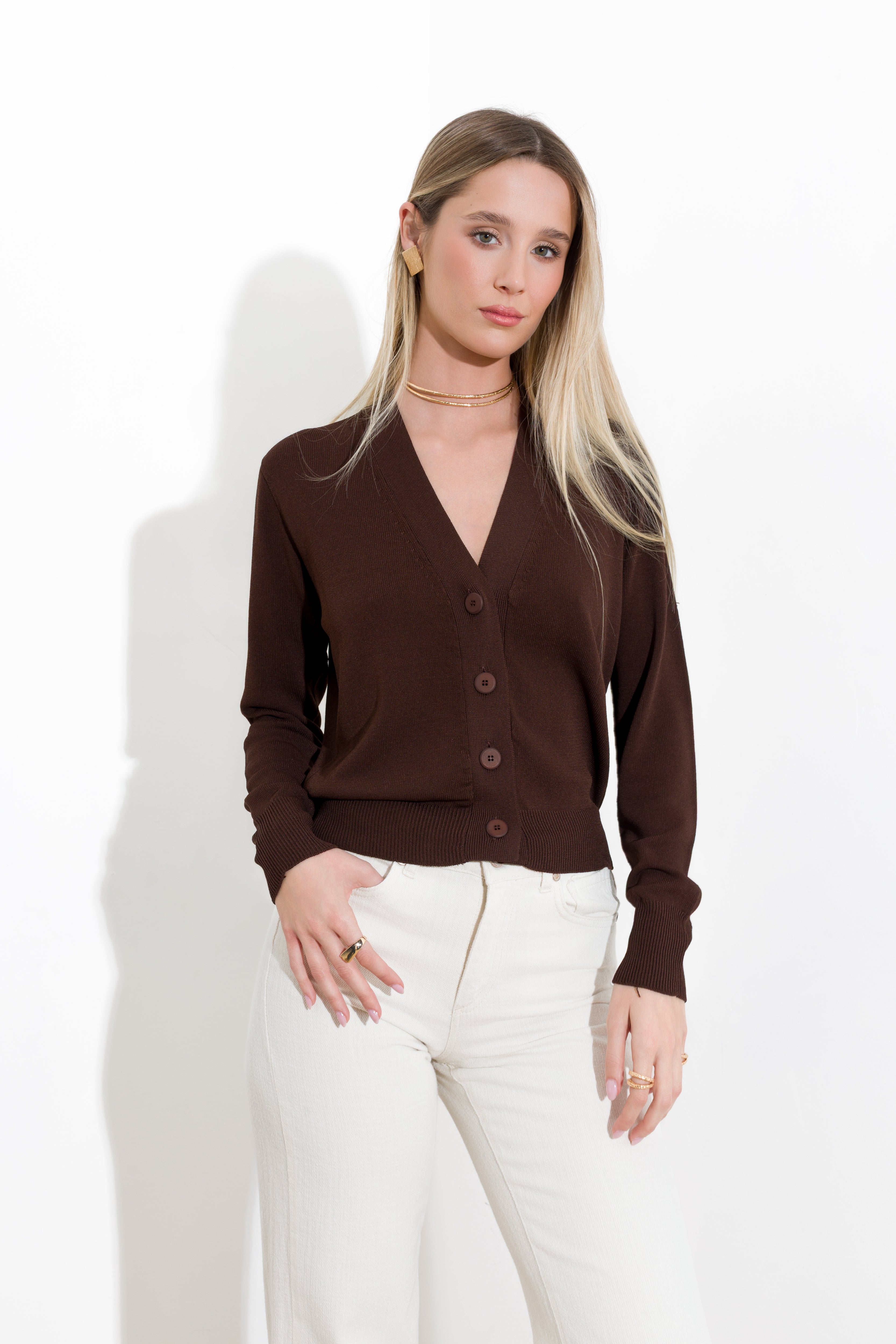 Cardigan in viscosa - Compagnia Italiana