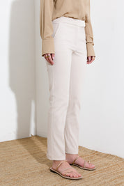 Double cotton trousers